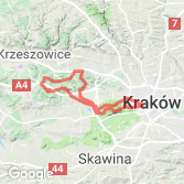 Mapa VIII Krakowski Maraton Rowerowy